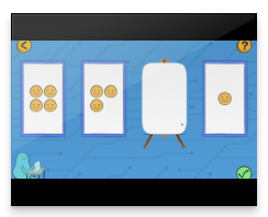 Mathe-Spiel für Kindergartenkinder - Level 1